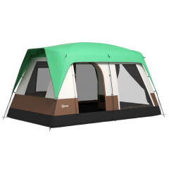 Cort de camping pentru 8 persoane 490 x 305 x 225 cm | verde č.3