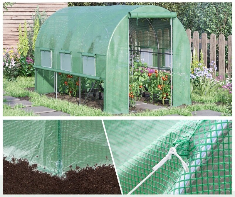 Solar din folie 2,95x2x2 m | verde