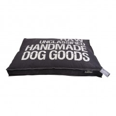 Culcuș de lux pentru câine Lex & Max Raw 75 x 50 cm | antracit č.1
