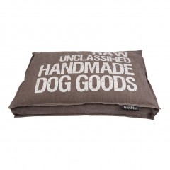 Culcuș de lux pentru câine Lex & Max Raw 75 x 50 cm | maro