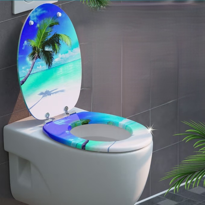 Capac WC Beach cu închidere lentă