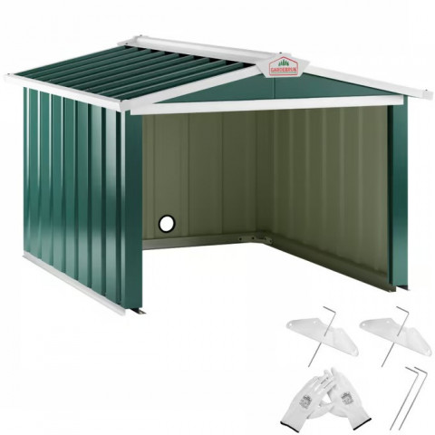 Căsuță de grădină pentru robot de tuns iarba 86 x 100 x 63 cm | verde č.2