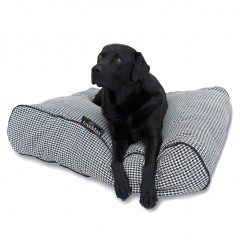 Husă de lux pentru culcușul câinelui Lex & Max Amalia 120 x 80 cm | bej-negru