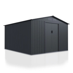 Kovový zahradní domek XXL 282 x 314 x 190 cm | antracit č.2