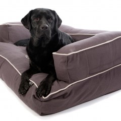 Husă de lux pentru canapeaua câinelui Lex & Max Classic 100 x 70 x 35 cm | gri č.2