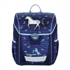 Ghiozdan de scoală Hama Baggymax Trikky Căluț de Jeans Set 3-piese | Greutate doar 650g č.3
