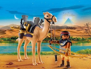 Playmobil 5389 Războinic egiptean cu cămilă č.2