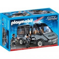 Playmobil 6043 Mașină de poliție cu lumină și sunet č.1