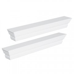 Raft pe perete Set 2-piese | alb č.1