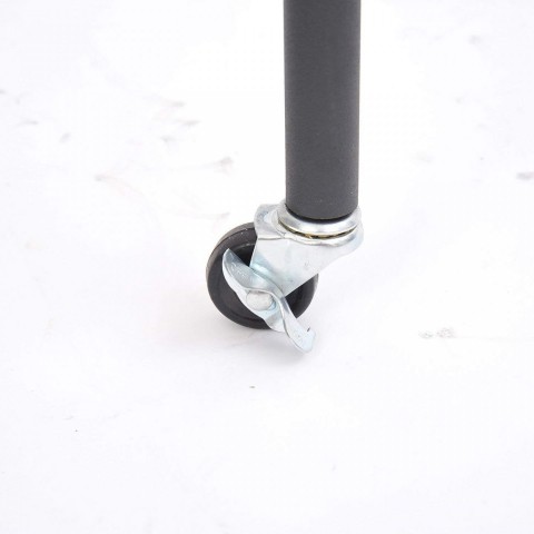 Suport metalic pentru haine 150 x 60 x 150 cm | negru č.5