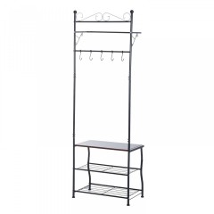 Cuier și dulap pentru încălțăminte | negru č.2