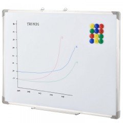 Tablă magnetică 80 x 60 cm cu 12 magneți č.3