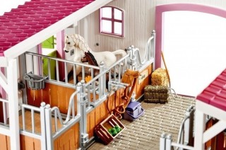 Schleich 42344 Grajd cu cai și accesorii în culori pastelate č.2