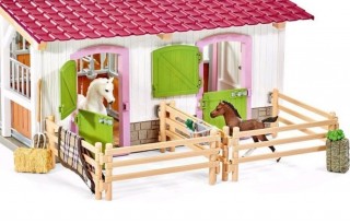 Schleich 42344 Grajd cu cai și accesorii în culori pastelate č.3