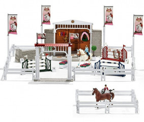 Schleich 42338 Cursa mare de sărituri cu cai č.2