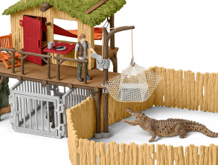 Schleich 42350 Stație de cercetare în jungla de crocodili č.3