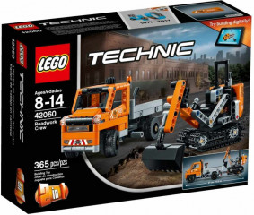 Lego Technic 42060 Lucrători rutieri č.1