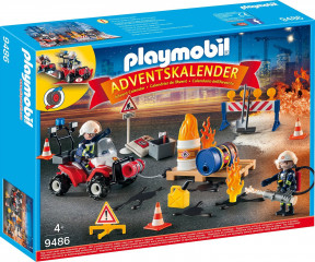 Advent calendar Playmobil 9486 Intervenția pompierilor č.1