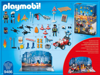 Advent calendar Playmobil 9486 Intervenția pompierilor č.3