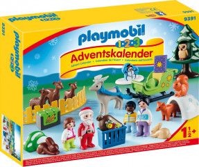 Advent calendar Playmobil 9391 Crăciunul în pădure 1.2.3 č.1