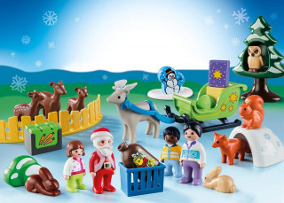 Advent calendar Playmobil 9391 Crăciunul în pădure 1.2.3 č.2