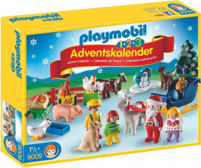 Advent calendar Playmobil 9009 Crăciunul la fermă 1.2.3 č.1