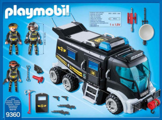 Playmobil 9360 Camionul Echipei Swat č.3