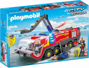 Playmobil 5337 Mașina de pompieri aeroport cu sirena č.1