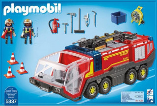 Playmobil 5337 Mașina de pompieri aeroport cu sirena č.3