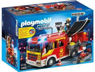 Playmobil 5363 Mașina de pompieri cu tun de apă č.1