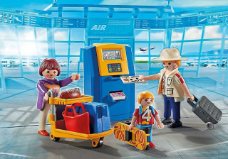Playmobil 5399 Familie la aparatul de Check In č.3