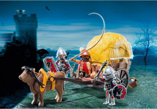 Playmobil 6005 Cavaleri Șoimi cu trăsura camuflata č.2