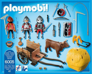 Playmobil 6005 Cavaleri Șoimi cu trăsura camuflata č.3