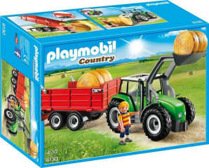 Playmobil 6130 Tractor mare cu remorca č.1