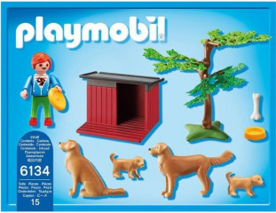 Playmobil 6134 Cățeluși cu jucărie č.3