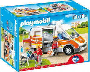 Playmobil 6685 Ambulanta cu lumini si sirena č.1