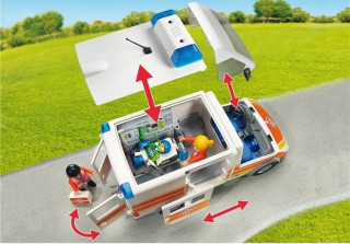 Playmobil 6685 Ambulanta cu lumini si sirena č.3