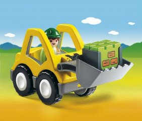 Playmobil 6775 Tractor cu încărcător in fata (1.2.3) č.2
