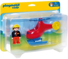 Playmobil 6789 Elicopterul pompierilor (1.2.3)