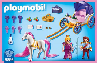 Playmobil 6856 Cuplu regal cu trăsură č.2