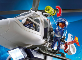 Playmobil 6921 Elicopter de poliție cu far LED č.3