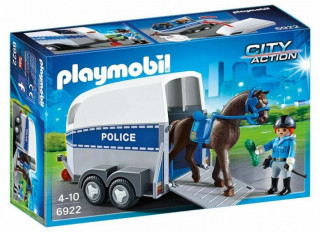 Playmobil 6922 Remorca cu cal a politiei č.1