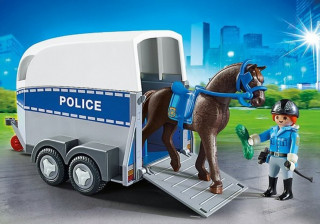 Playmobil 6922 Remorca cu cal a politiei č.3