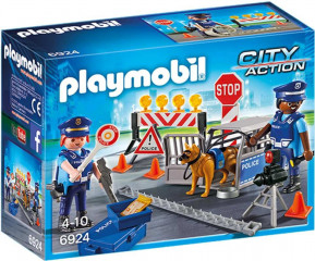 Playmobil 6924 Politia-blocare rutiera č.1