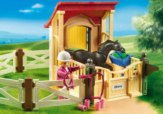 Playmobil 6934 Box pentru cal Ebony č.3