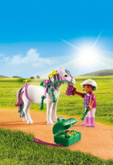 Playmobil 6969 Îngrijitor si ponei cu inimioare č.2