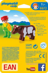 Playmobil 6972 Fermier cu vaca (1.2.3) č.3
