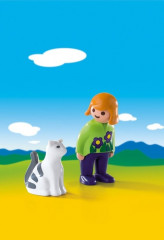 Playmobil 6975 Fetița cu pisică (1.2.3) č.2