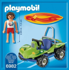 Playmobil 6982 Surfer cu vehicul de plaja č.3