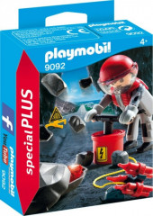 Playmobil 9092 miner cu echipament č.1